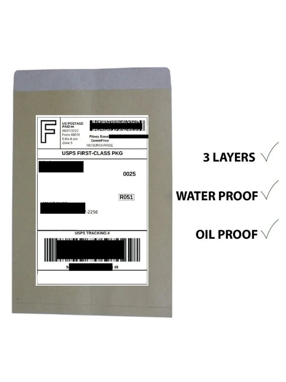 4 Rolls 4x6 Direct Thermal Shipping Labels - 250 per roll - 1000 labels Zebra